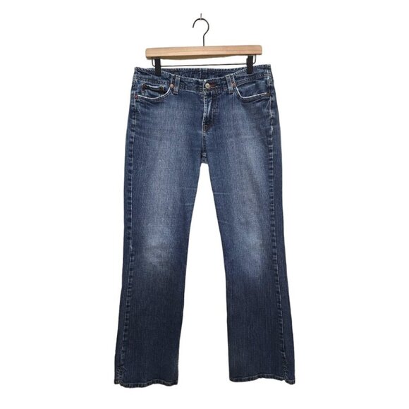 Lucky Brand Dungarees Vintage 90s Straight Leg Regular Fit Wonder Jean Sz 8 - Picture 1 of 12